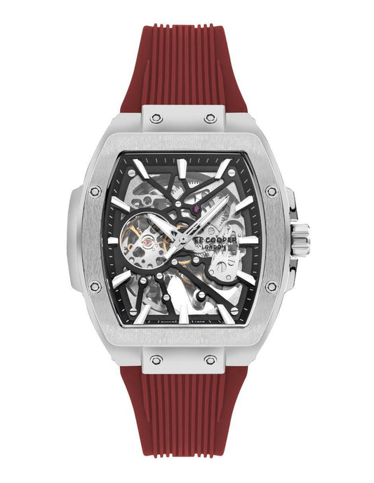 Reloj Lee Cooper Color Rojo LC07979.358 Para Caballero