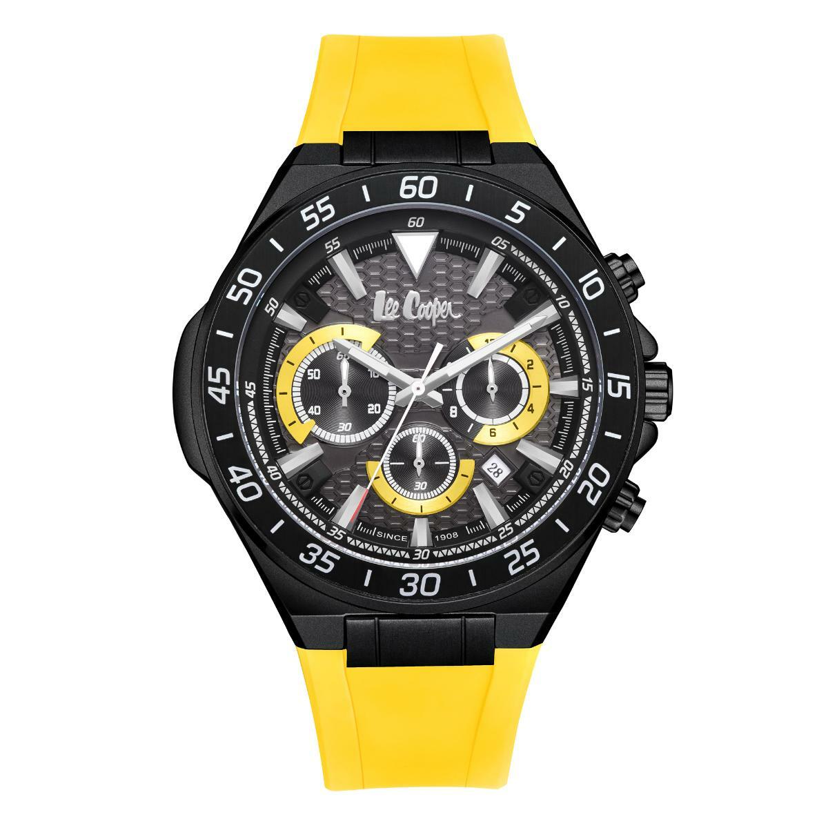 Reloj Lee Cooper Color amarillo LC08003.657