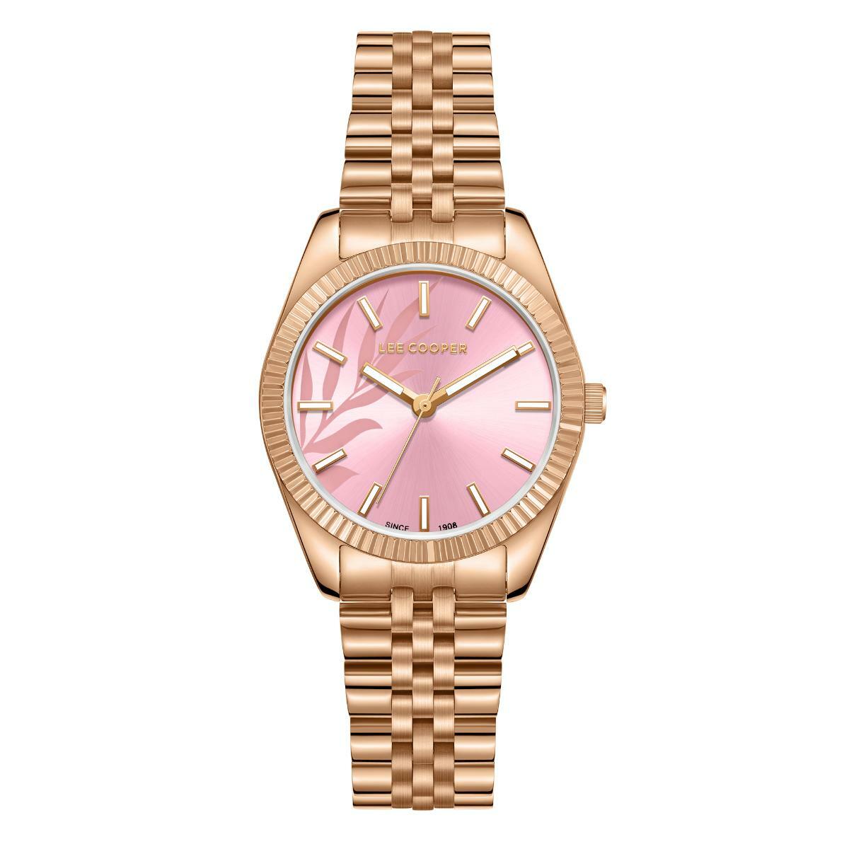 Reloj Lee Cooper Color oro-rosa LC08102.480