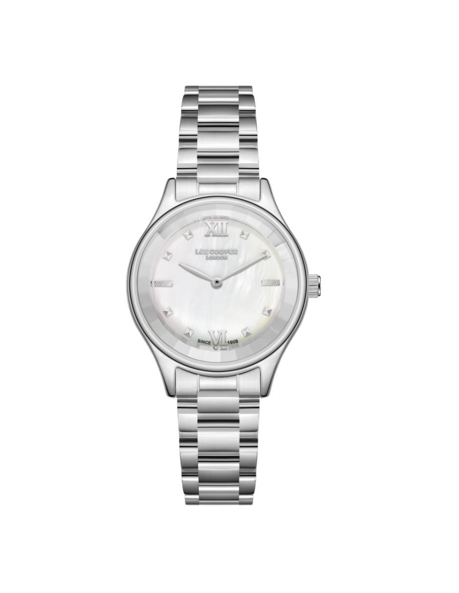 Reloj Lee Cooper Color Plateado LC08157.320 Para Dama