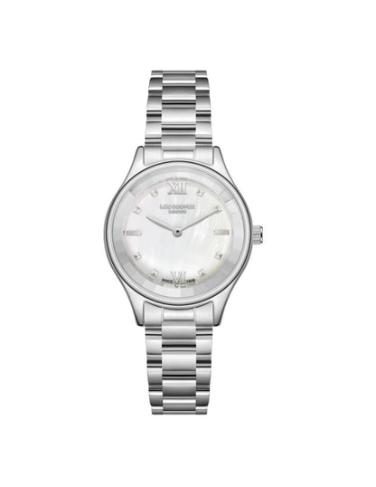 Reloj Lee Cooper Color Plateado LC08157.320 Para Dama