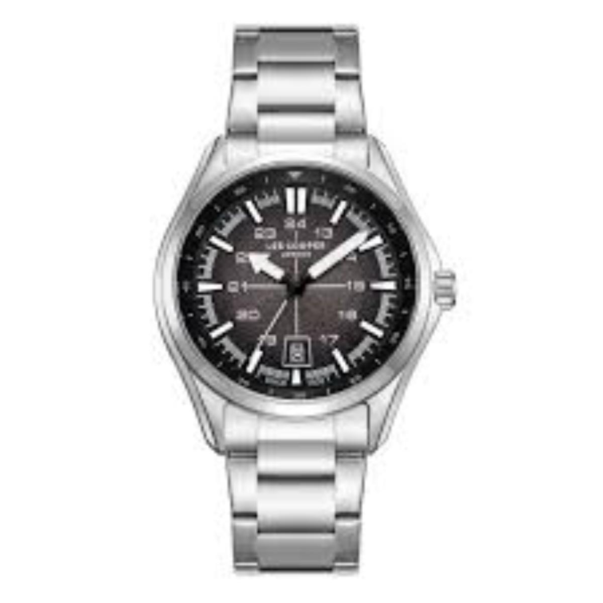 Reloj Lee Cooper Color Plateado LC08200.350 Para Caballero