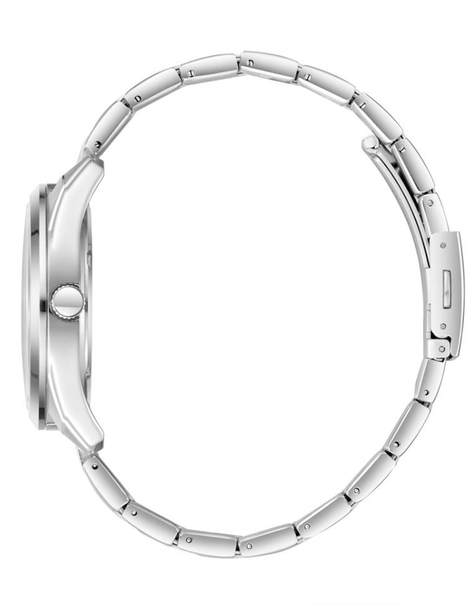 Reloj Lee Cooper Color Plateado Lc08231.330 Para Caballero