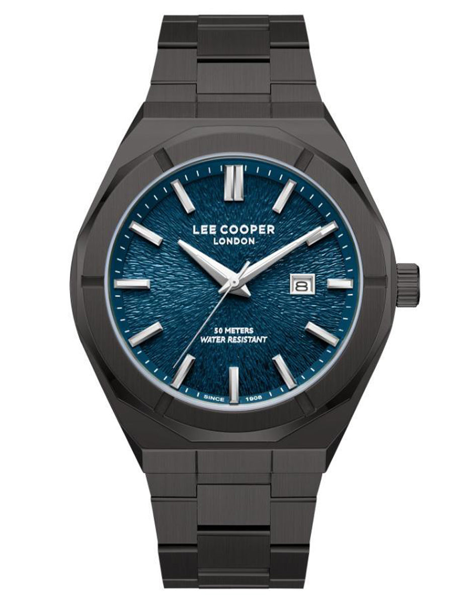 Reloj Lee Cooper Color Gris Lc08234.090 Para Caballero