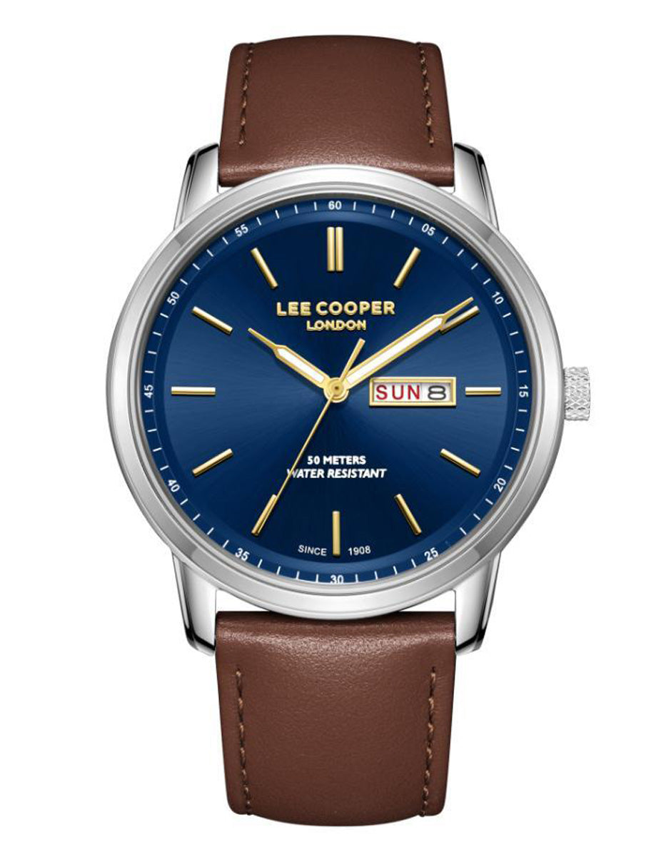 Reloj Lee Cooper Color Café Lc08235.394 Para Caballero