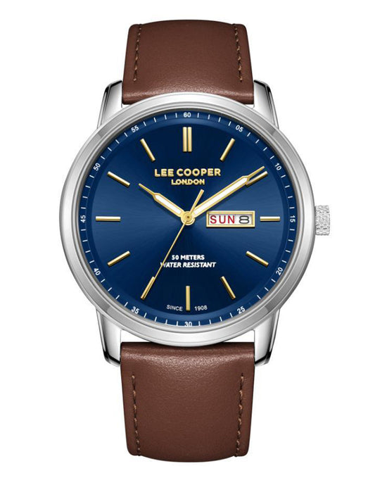 Reloj Lee Cooper Color Café Lc08235.394 Para Caballero