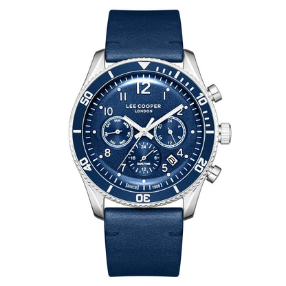 Reloj Lee Cooper Color Azul LC08260.399 Para Caballero