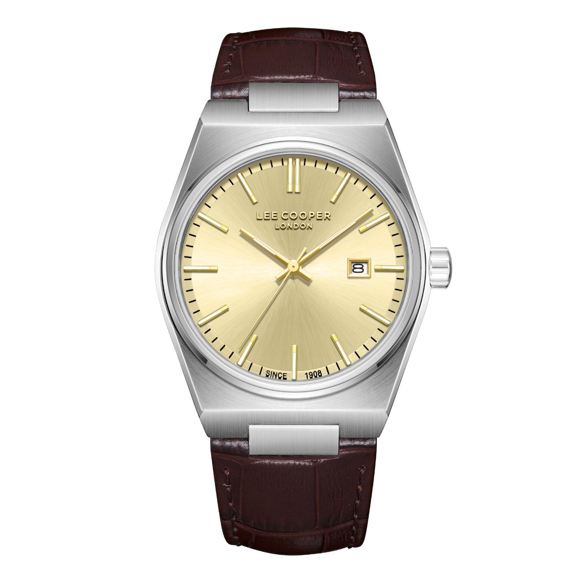 Reloj Lee Cooper Color Café Lc08261.312 Para Caballero