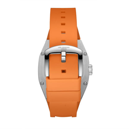 Reloj Lee Cooper Color Naranja Lc08264.350 Para Caballero