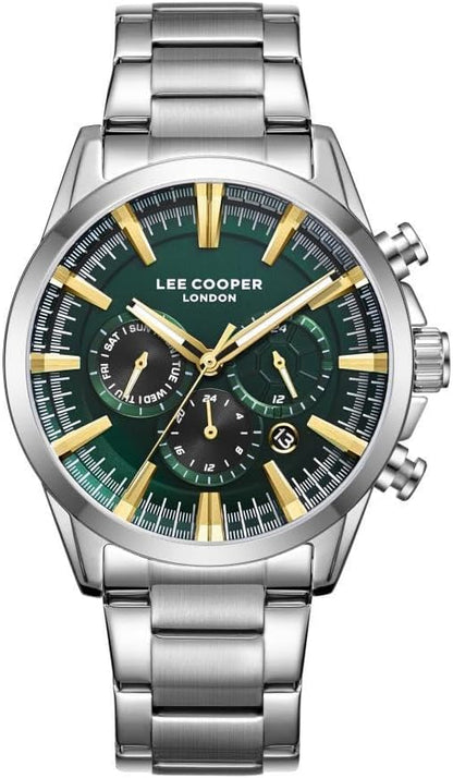 Reloj Lee Cooper Color Plateado LC08305.370 para Caballero