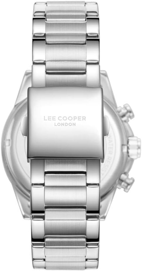 Reloj Lee Cooper Color Plateado LC08305.370 para Caballero