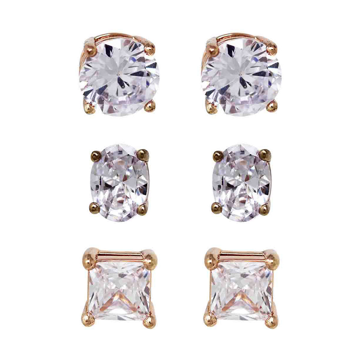 Aretes Napier color plateado NP17E00439