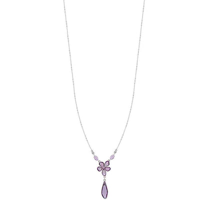 Collar Napier color plateado NP17N00091