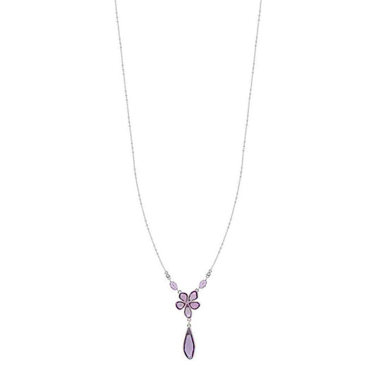 Collar Napier color plateado NP17N00091