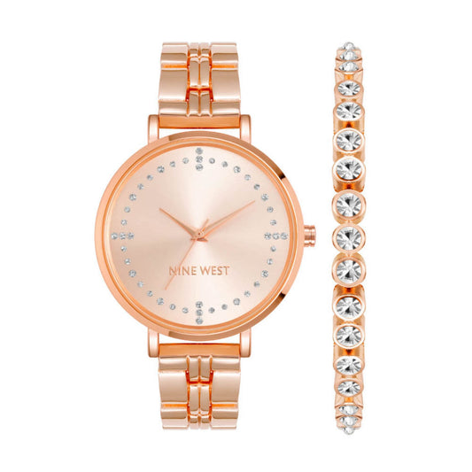 Reloj Nine West Color Dorado Rosa NW2368RGST