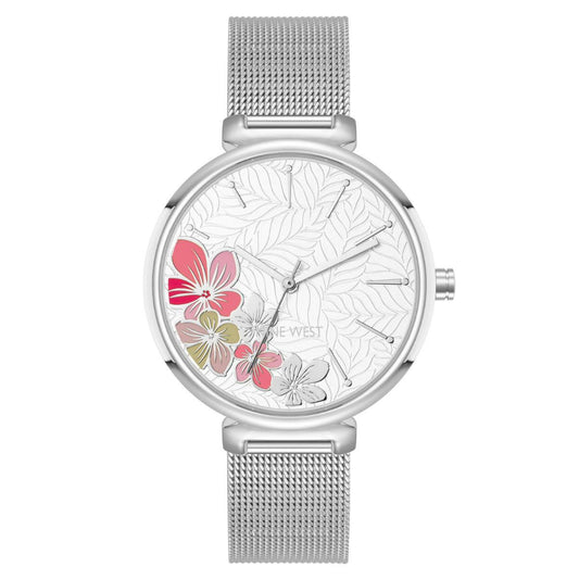 Reloj Nine West Color plateado NW3001FLSV