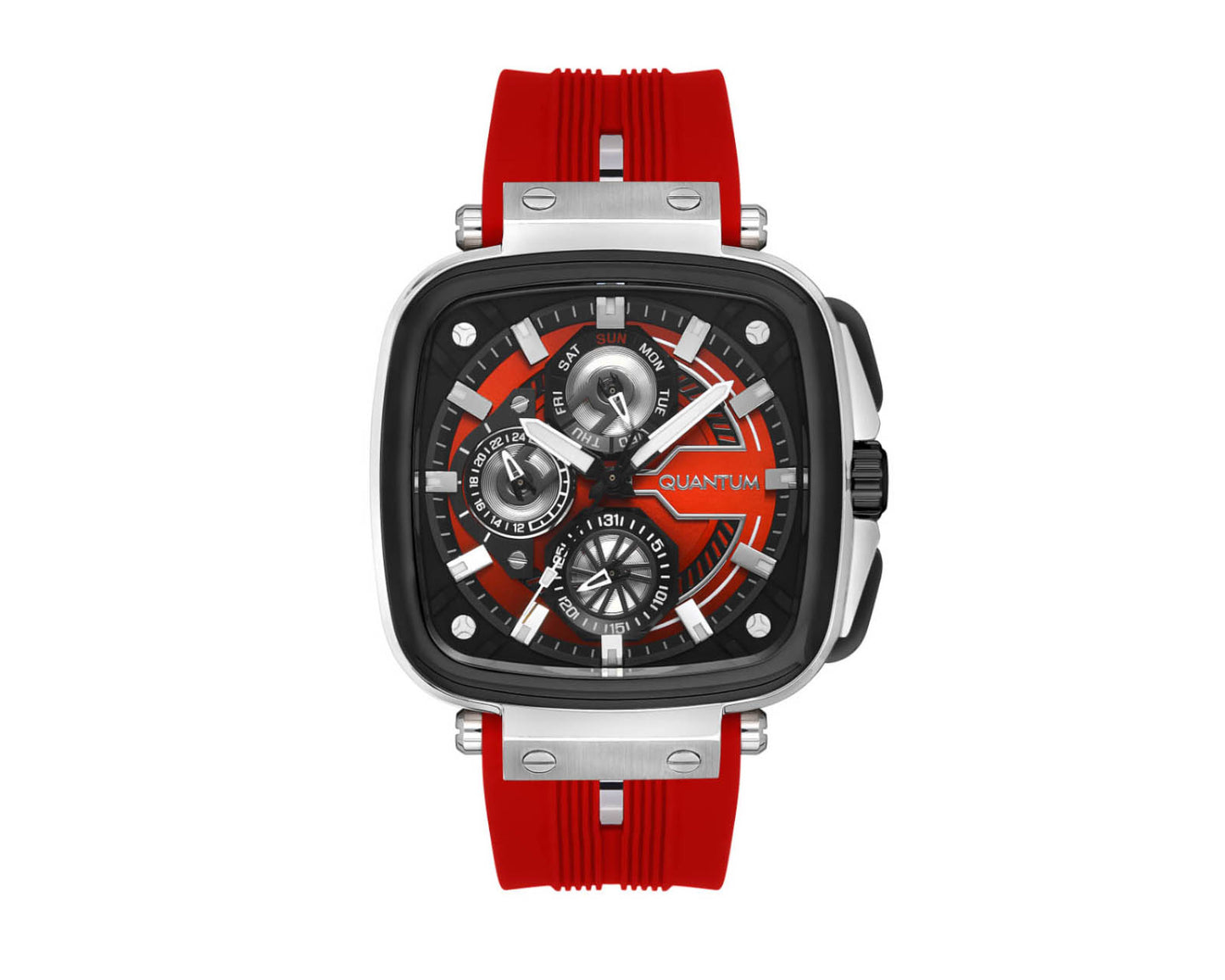 Reloj Quantum Color rojo PWG1014.358
