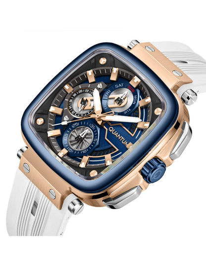 Reloj Quantum Color Blanco PWG1014.493 Para Caballero