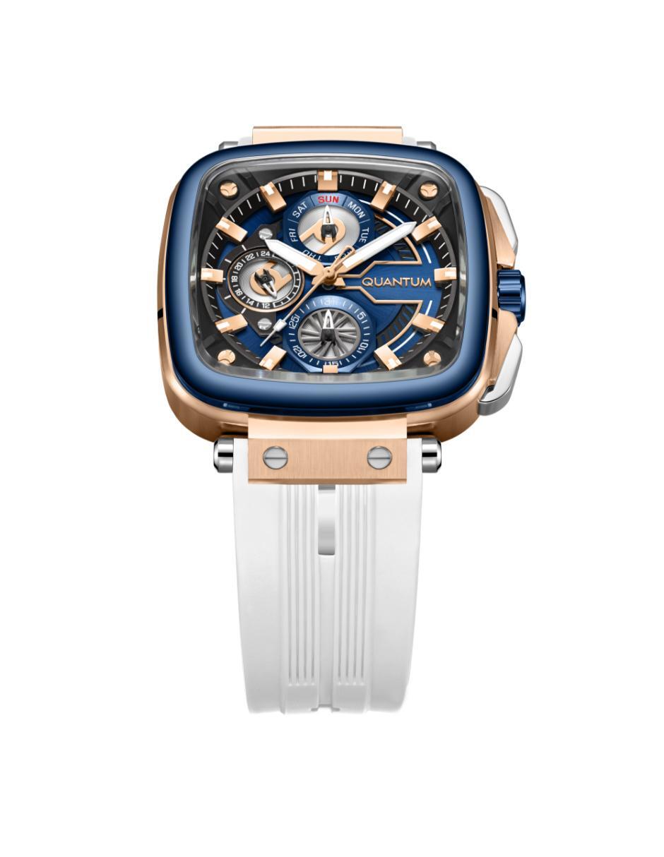 Reloj Quantum Color Blanco PWG1014.493 Para Caballero