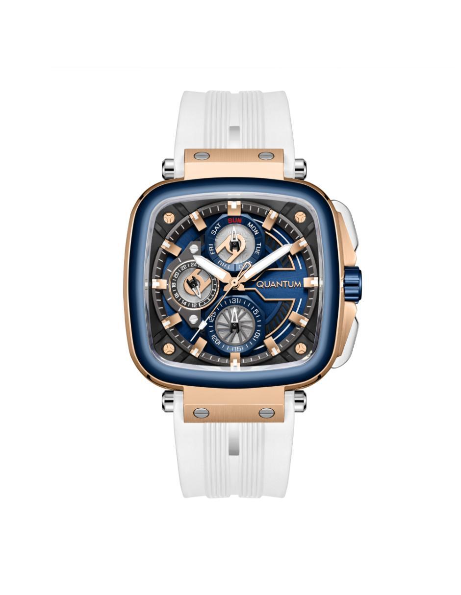 Reloj Quantum Color Blanco PWG1014.493 Para Caballero