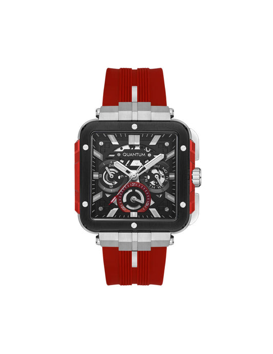 Reloj Quantum Color Rojo PWG1102.358 Para Caballero