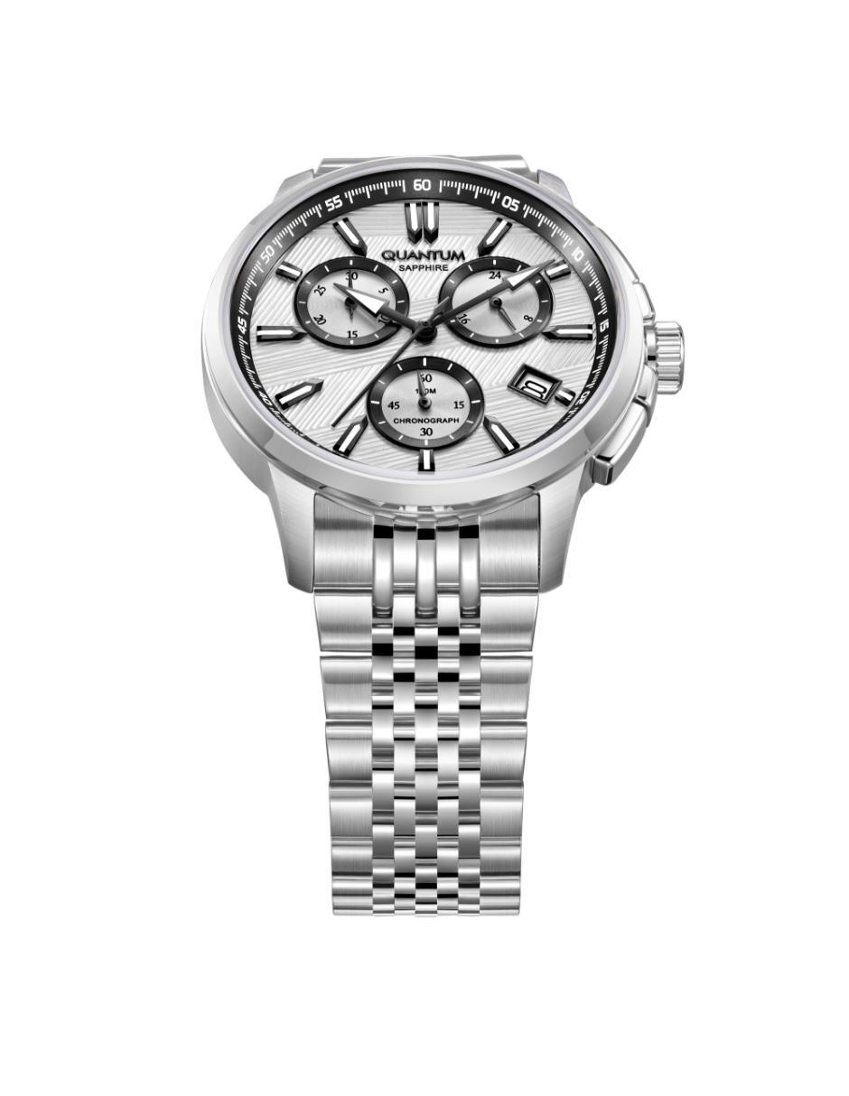 Reloj Quantum Color Plateado PWG1214.330 Para Caballero