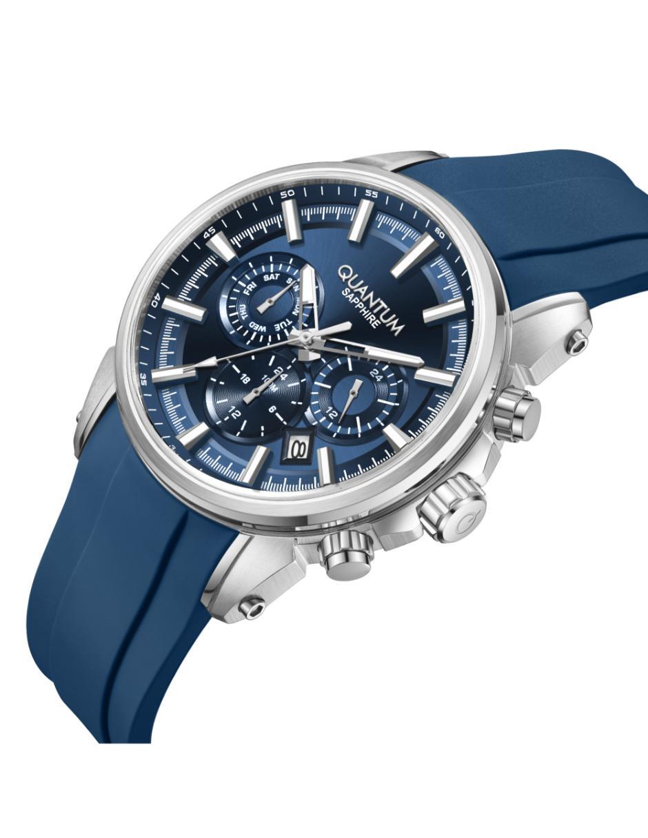 Reloj Quantum Color Azul PWG1220.390 Para Caballero