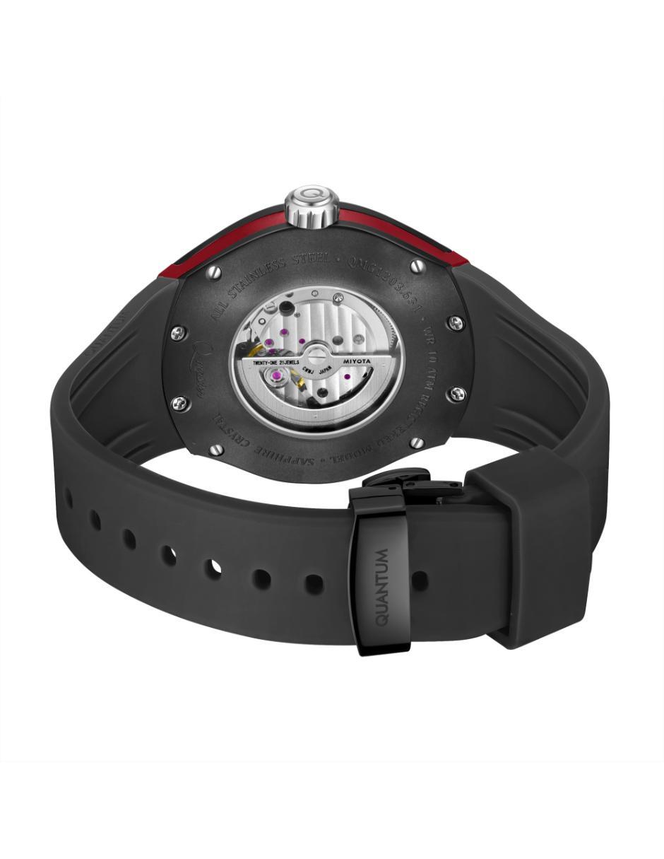 Reloj Quantum Color Negro QMG1203.631 Para Caballero