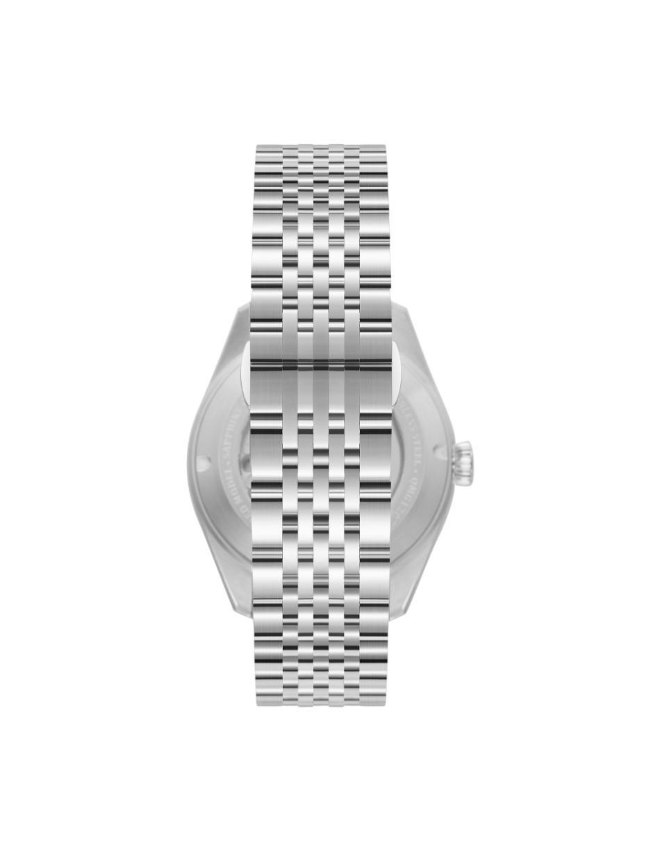 Reloj Quantum Color Plateado Qmg1207.300 Para Caballero