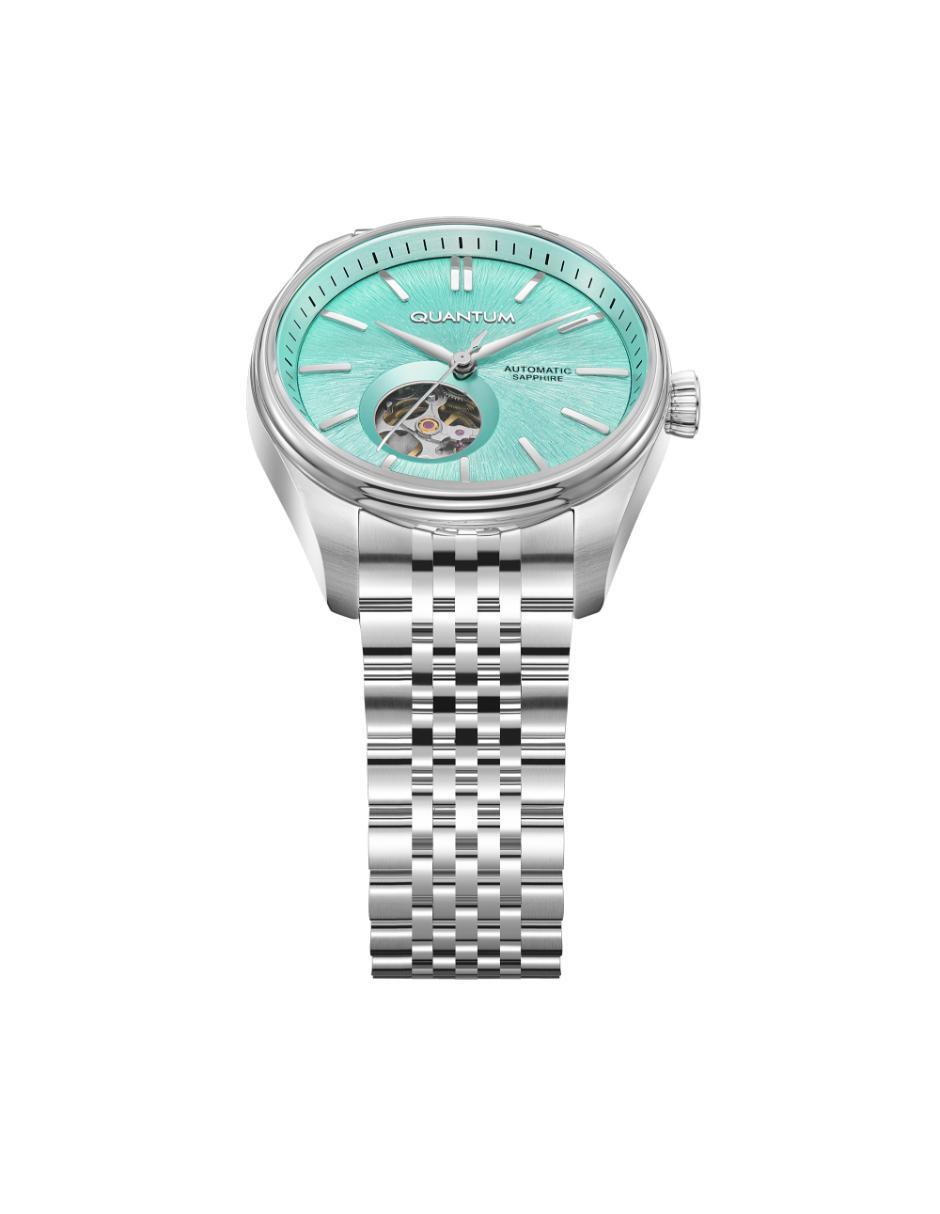 Reloj Quantum Color Plateado Qmg1207.300 Para Caballero