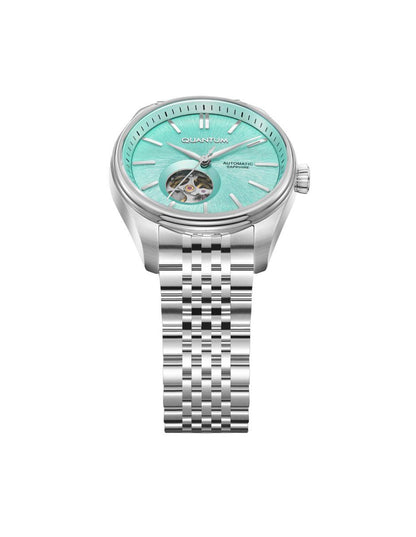 Reloj Quantum Color Plateado Qmg1207.300 Para Caballero