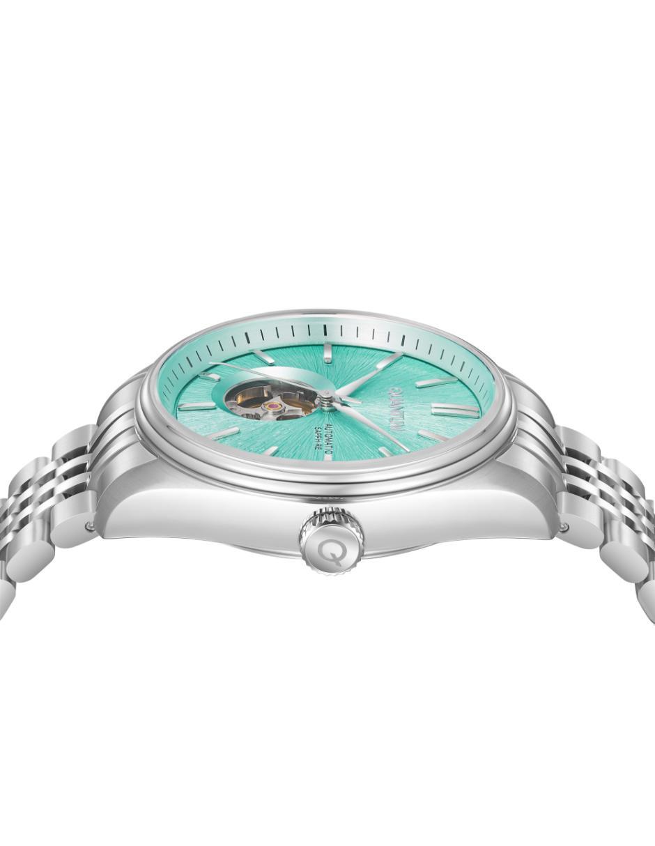 Reloj Quantum Color Plateado Qmg1207.300 Para Caballero