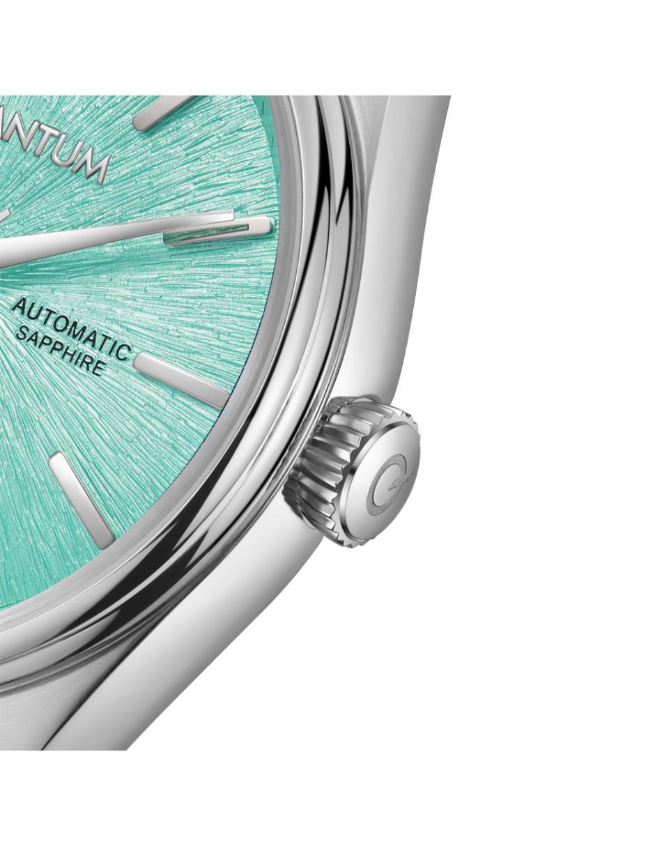Reloj Quantum Color Plateado Qmg1207.300 Para Caballero
