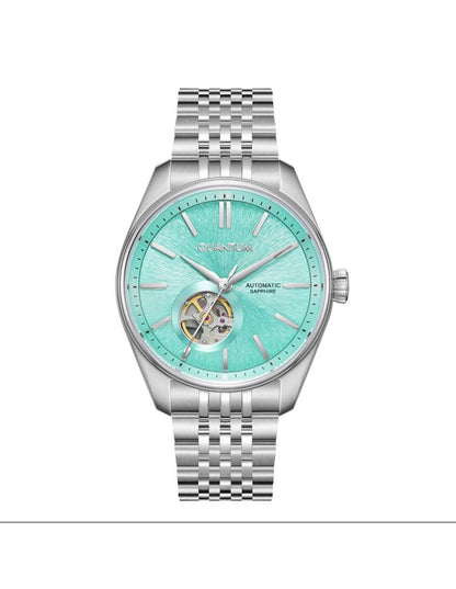 Reloj Quantum Color Plateado Qmg1207.300 Para Caballero