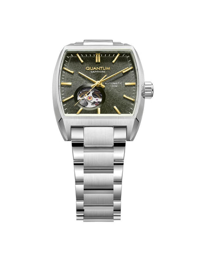 Reloj Quantum Color Plateado Qmg1226.370 Para Caballero