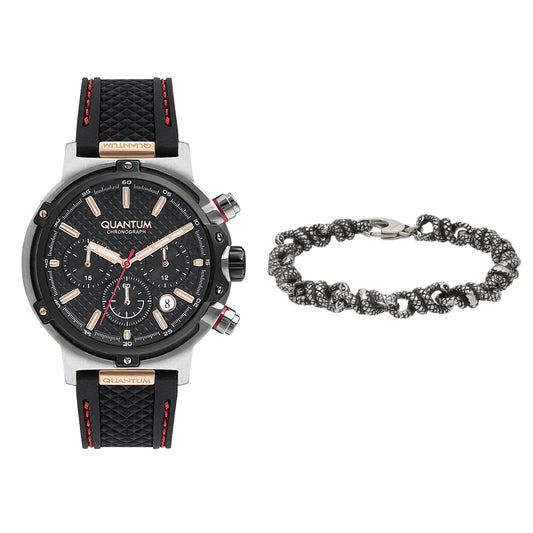 Reloj Quantum Color  Qtboxrj42 Para Caballero